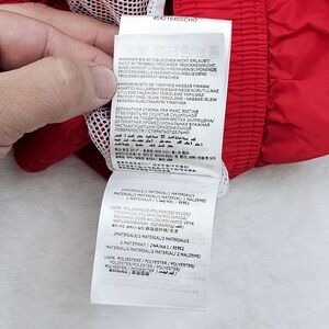 Mens Large Swim Shorts Nylon Boxer Trunks Logo Red Summer Vacation